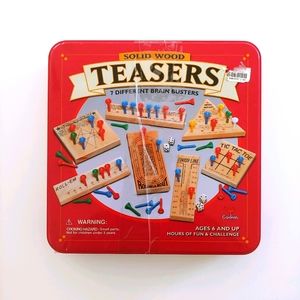 Solid Wood Brain Teasers - 7 Brain Busters